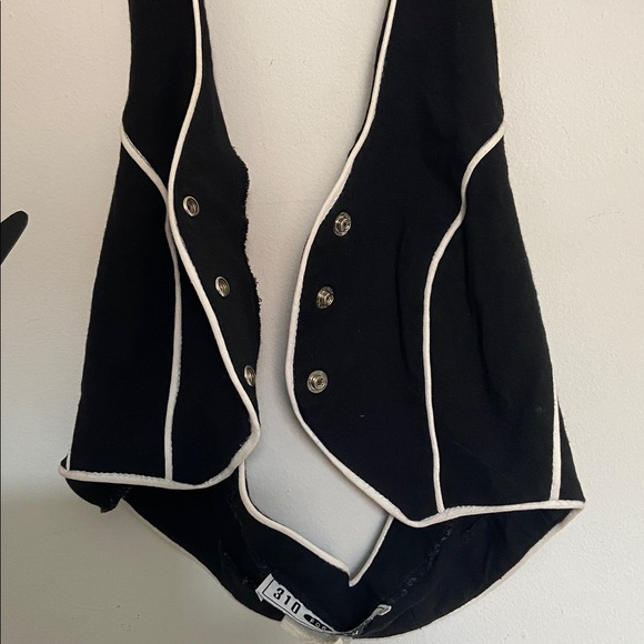 Vintage 90’s halter snap front crop top by 310 For Shox - Picture 5 of 7